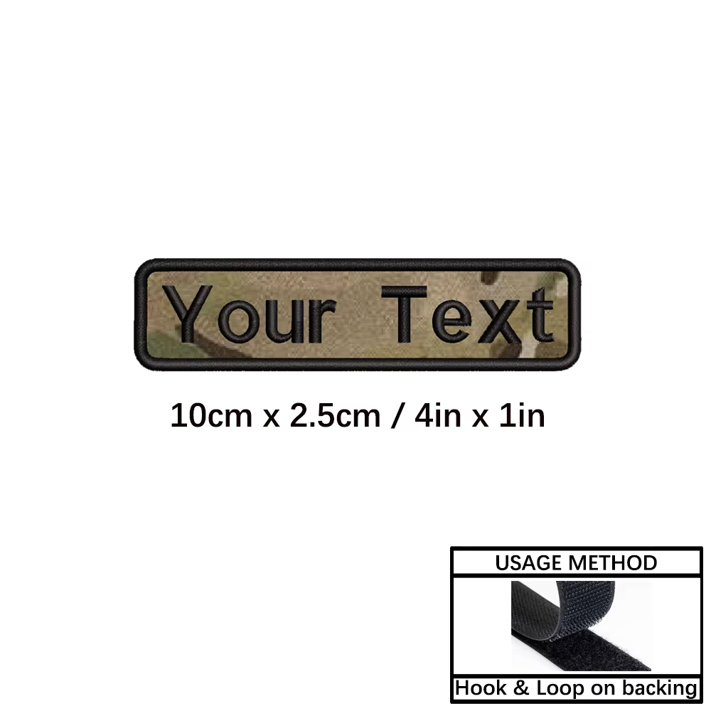 Parche táctico camuflaje personalizado MC-green, termoadhesivo y velcro - imagen 5