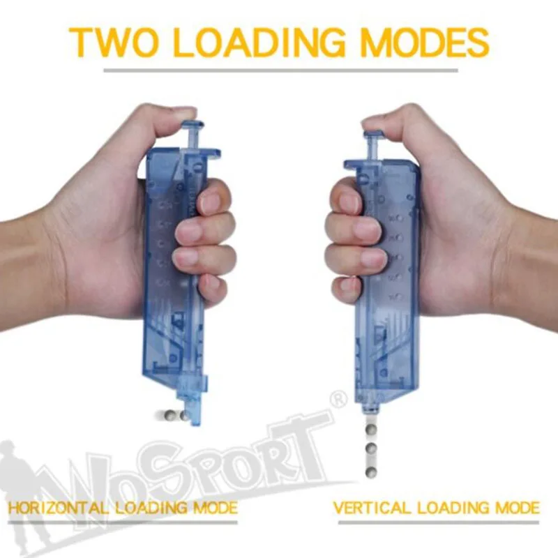 Cargador BB táctico de velocidad rápida, dispositivo de carga de 100 rondas, accesorios de Paintball para tiro Airsoft, combate al aire libre - imagen 2