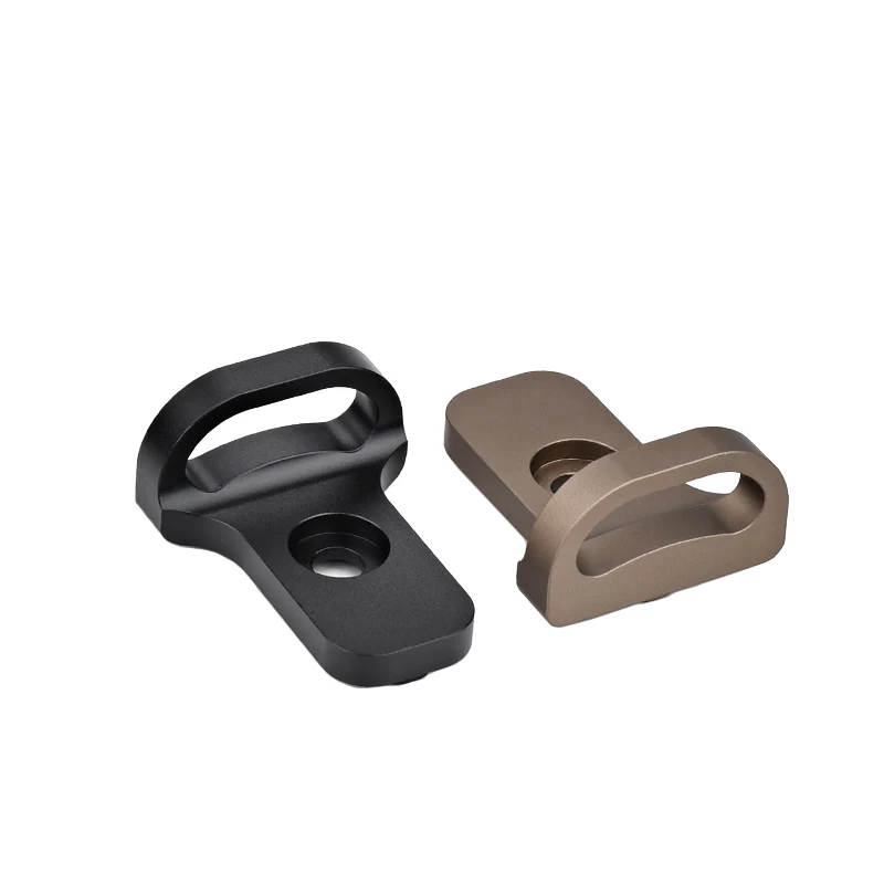 Correa de hombro táctica hebilla Metal QD eslingas anillo giratorio montaje Mlok Keymod sistema adaptador AR15 AK47 cazador Airsoft - imagen 5