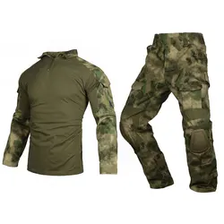Emersongear Gen2 BDU Airsoft traje de combate camisas tácticas pantalones rodilleras senderismo uniforme de caza conjunto ropa EM6922 11,11 ventas