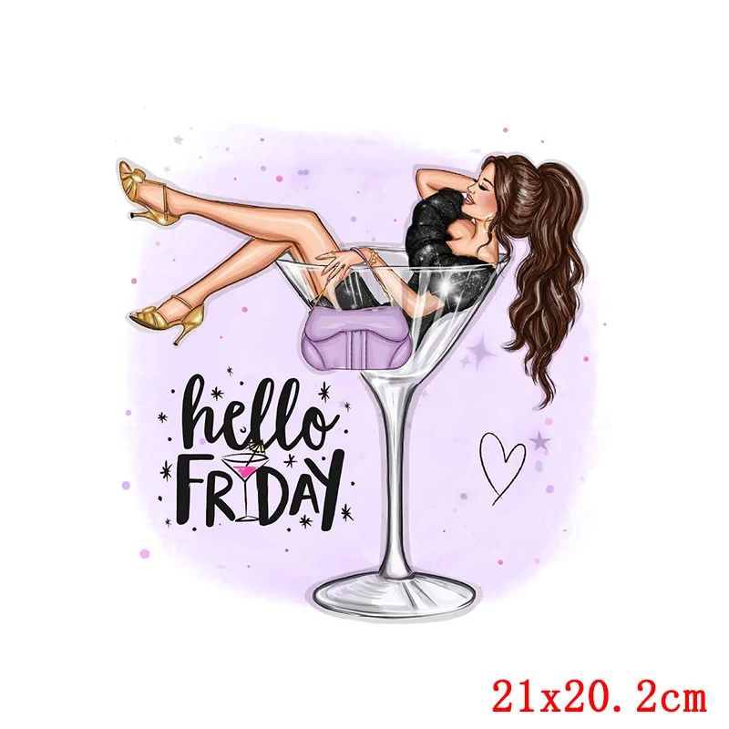 DIY personaje transferencia de calor ropa de hermana parches para planchar para niñas pegatinas de ropa lindos parches de amor en la ropa insignia de rayas - imagen 3