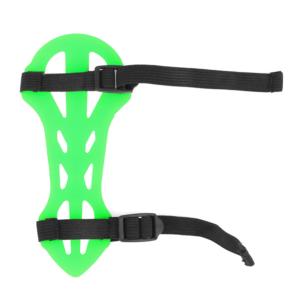 Protector de brazo de tiro con arco para principiantes, Protector de antebrazo de silicona suave, cómodo, evita la tensión del brazo, duradero para caza con arco y flecha - imagen 4