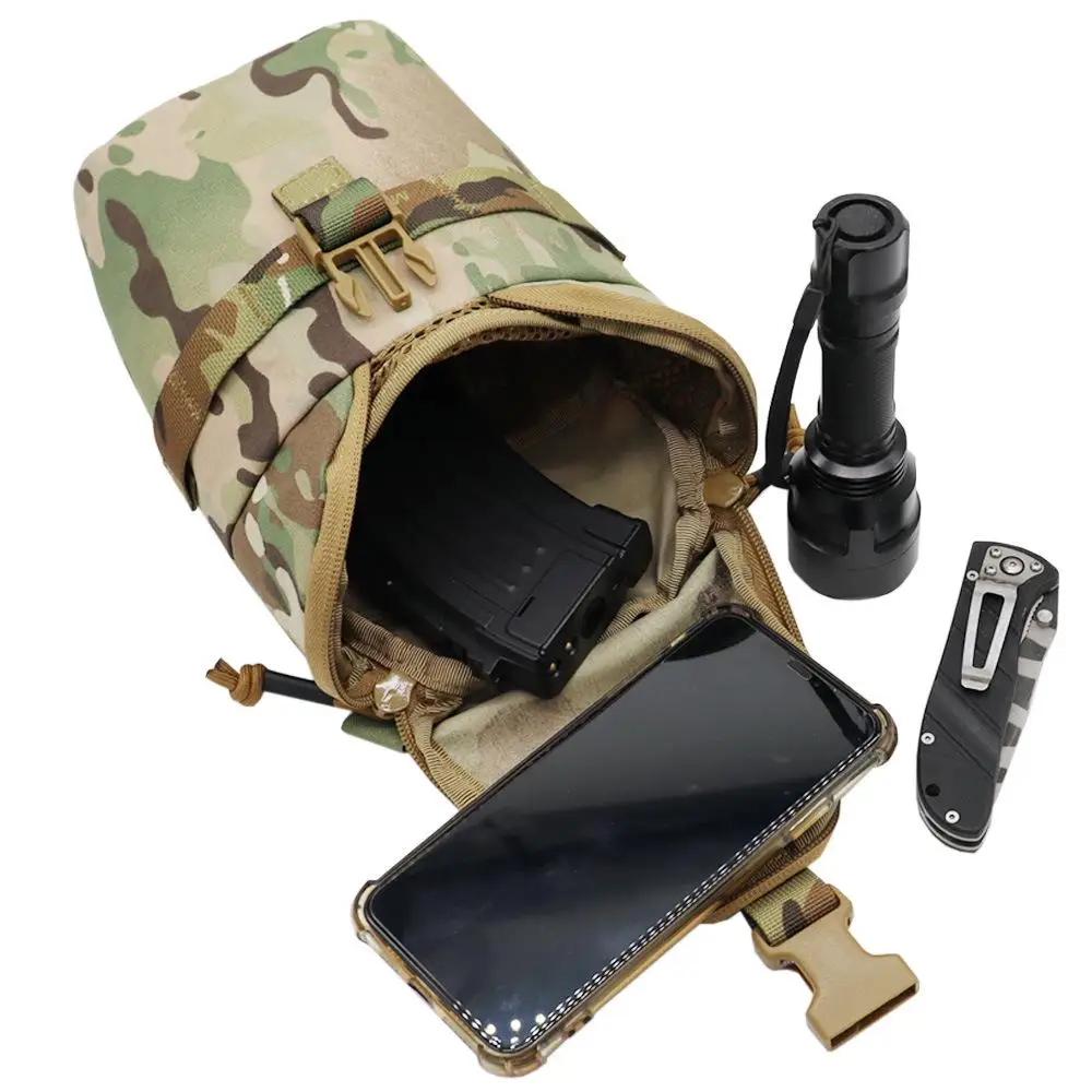 Bolsa táctica Molle, bolsa lateral para accesorios, bolsa variada impermeable, bolsa organizadora, bolsa práctica para caza - imagen 4
