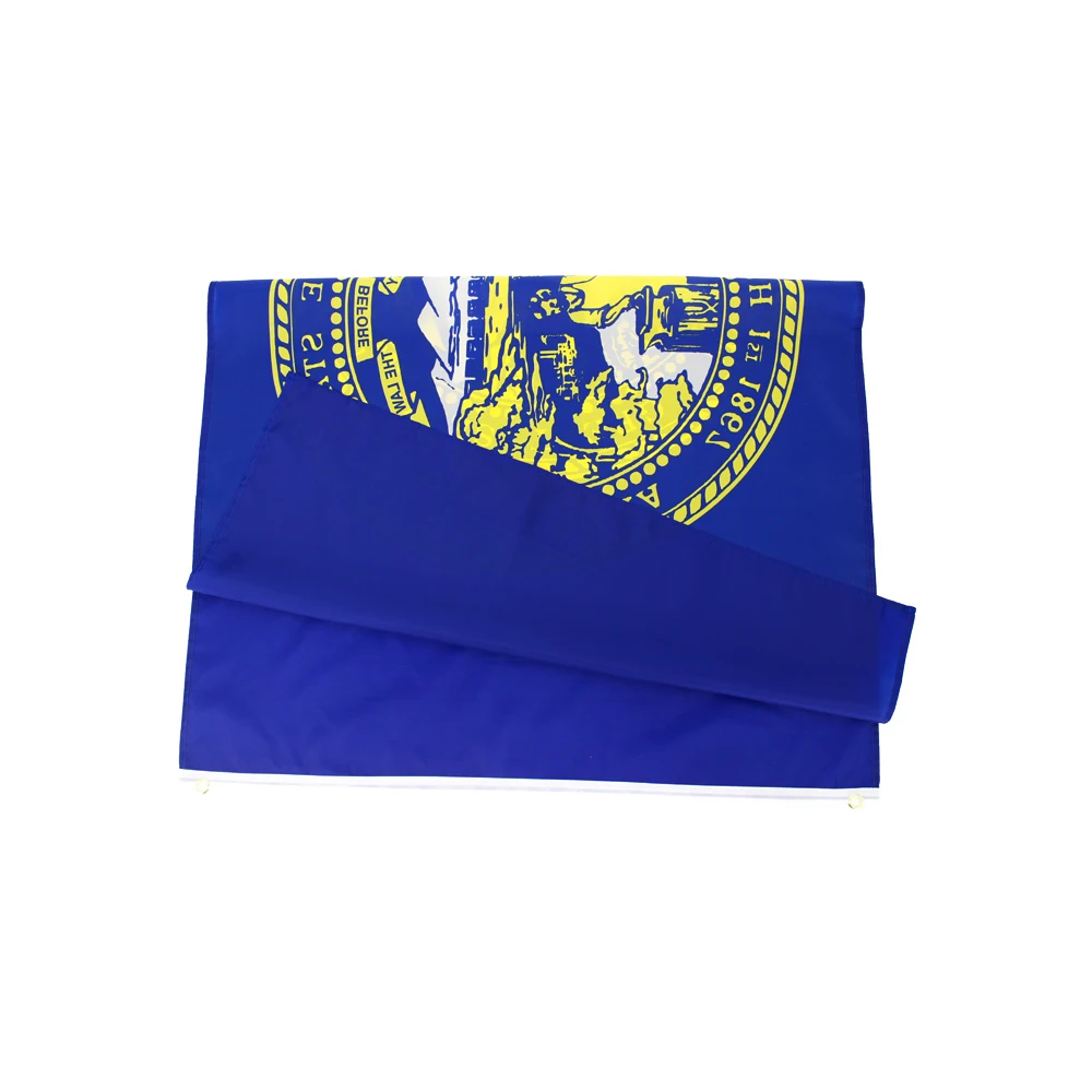 Tapiz de cartel decorativo impreso de poliéster con bandera de Nebraska del estado de EE. UU., 90x150cm - imagen 2