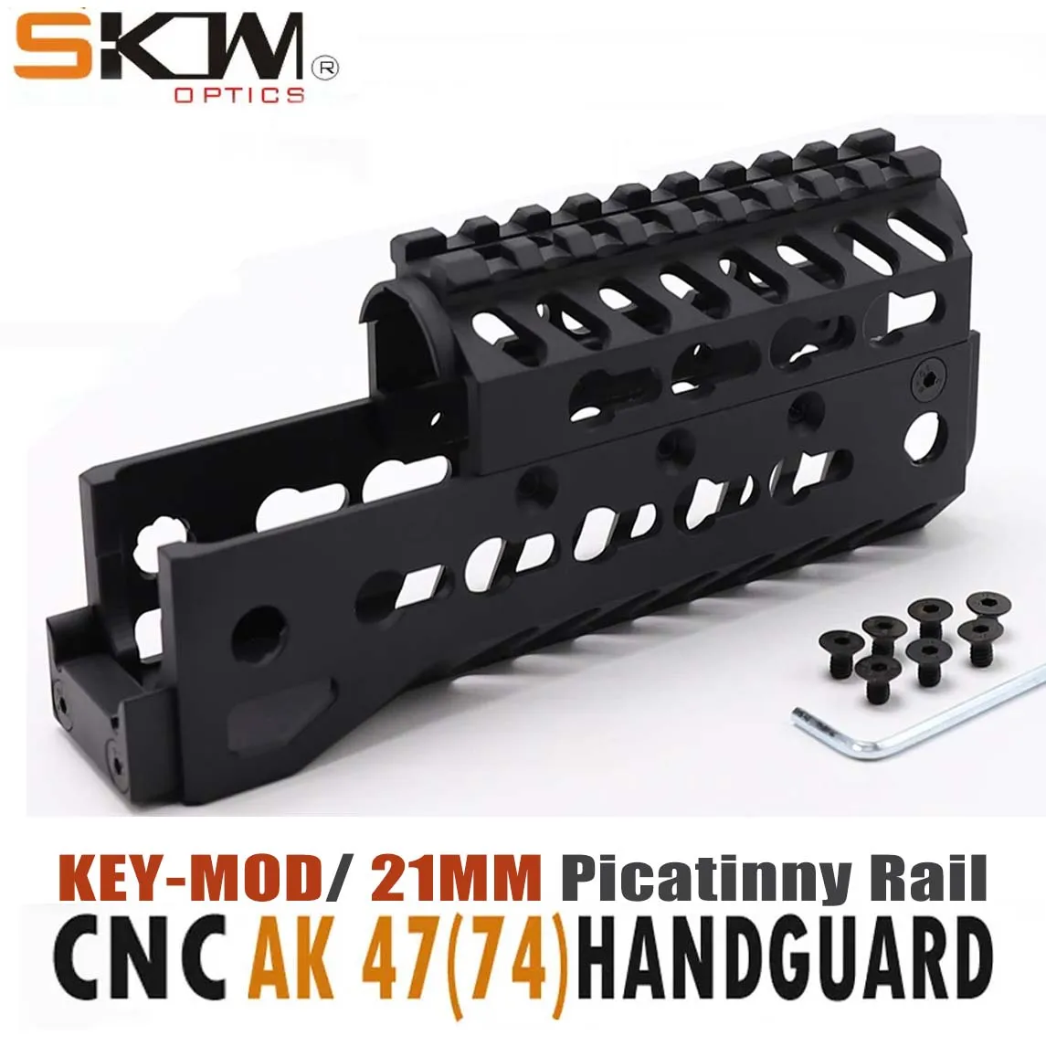 SKWoptics Soporte táctico para linterna M-LOK AK CNC 6061-T6 - imagen 3