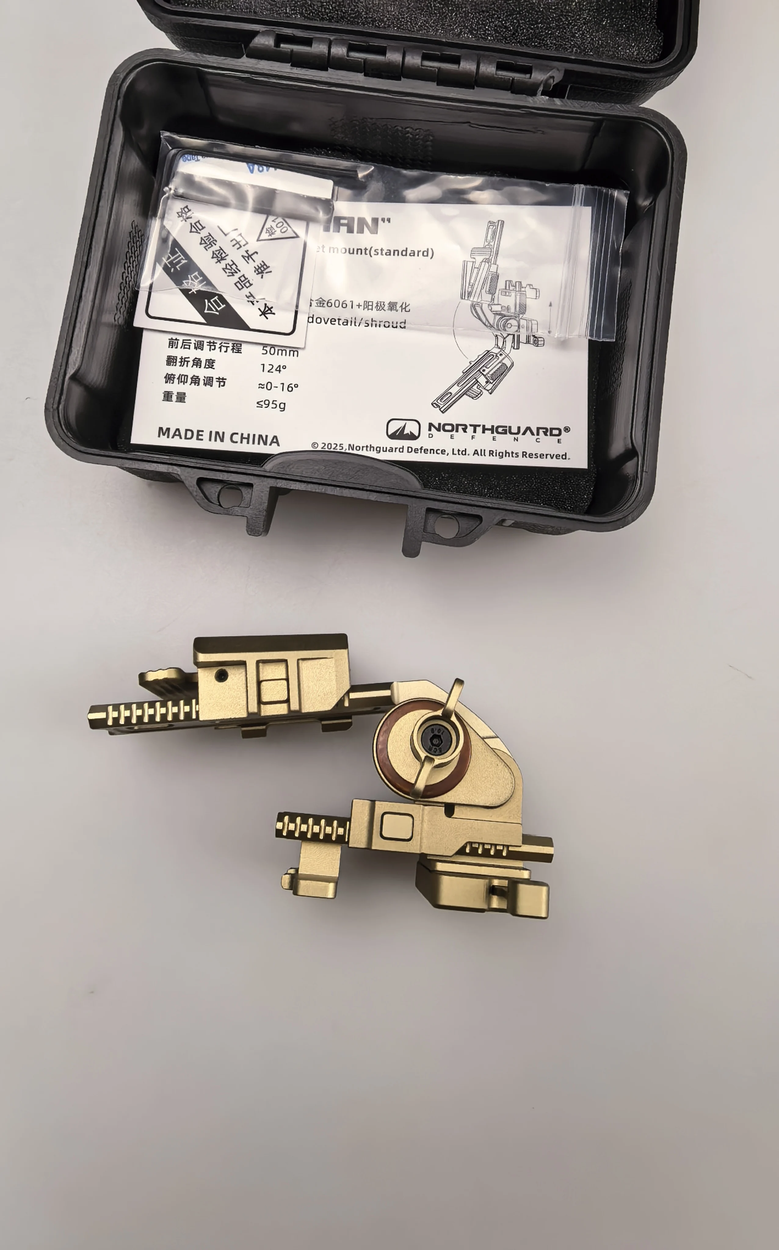 Soporte de inclinación abatible para casco ultraligero multifuncional táctico al aire libre - imagen 3