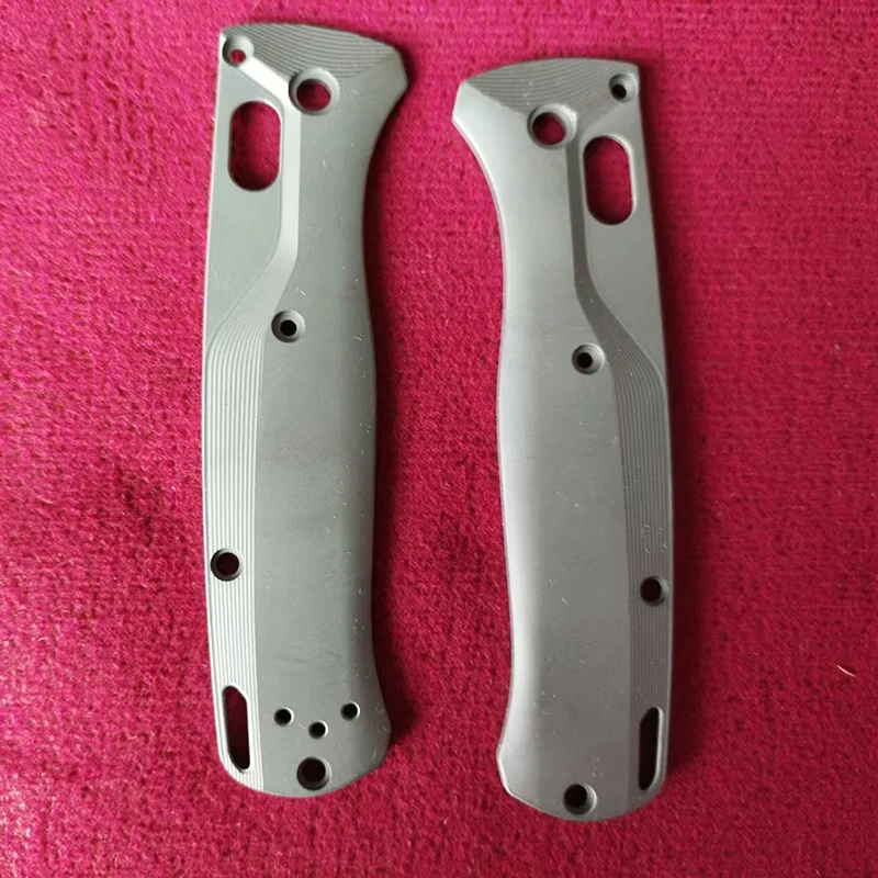 Escamas titanio CNC Benchmade Bugout – Stonewash para cuchillo táctico - imagen 3