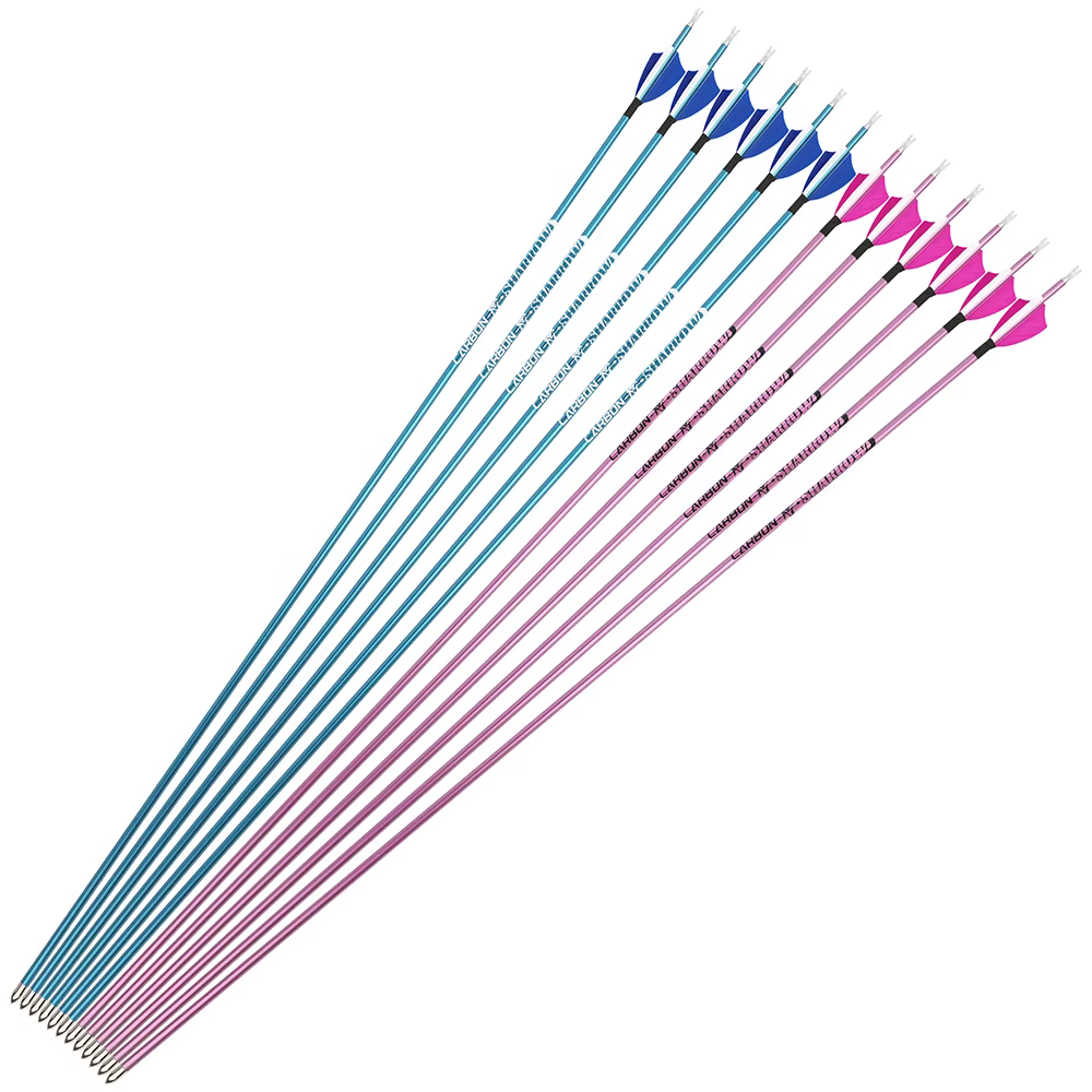 Flecha de carbono 31" para arco compuesto – Spine 400-1000 - imagen 2