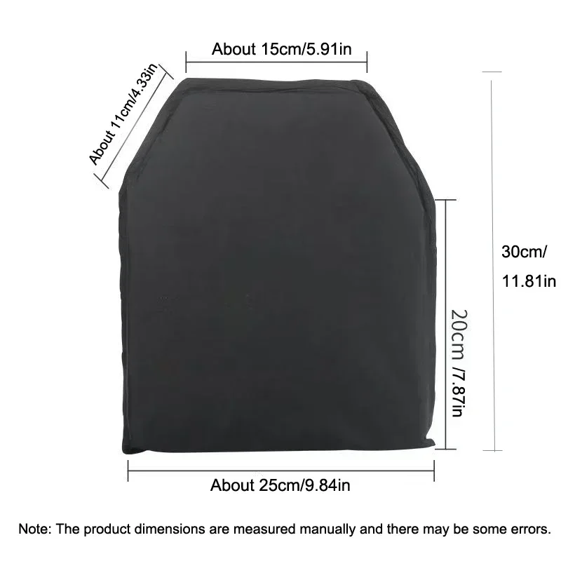 Placa balística de PE Flexible, chaleco táctico, mochila, armadura UD, placas a prueba de balas, Panel antibalas, 10x12 pulgadas, NIJ IIIA 3A, nivel de soporte - imagen 2