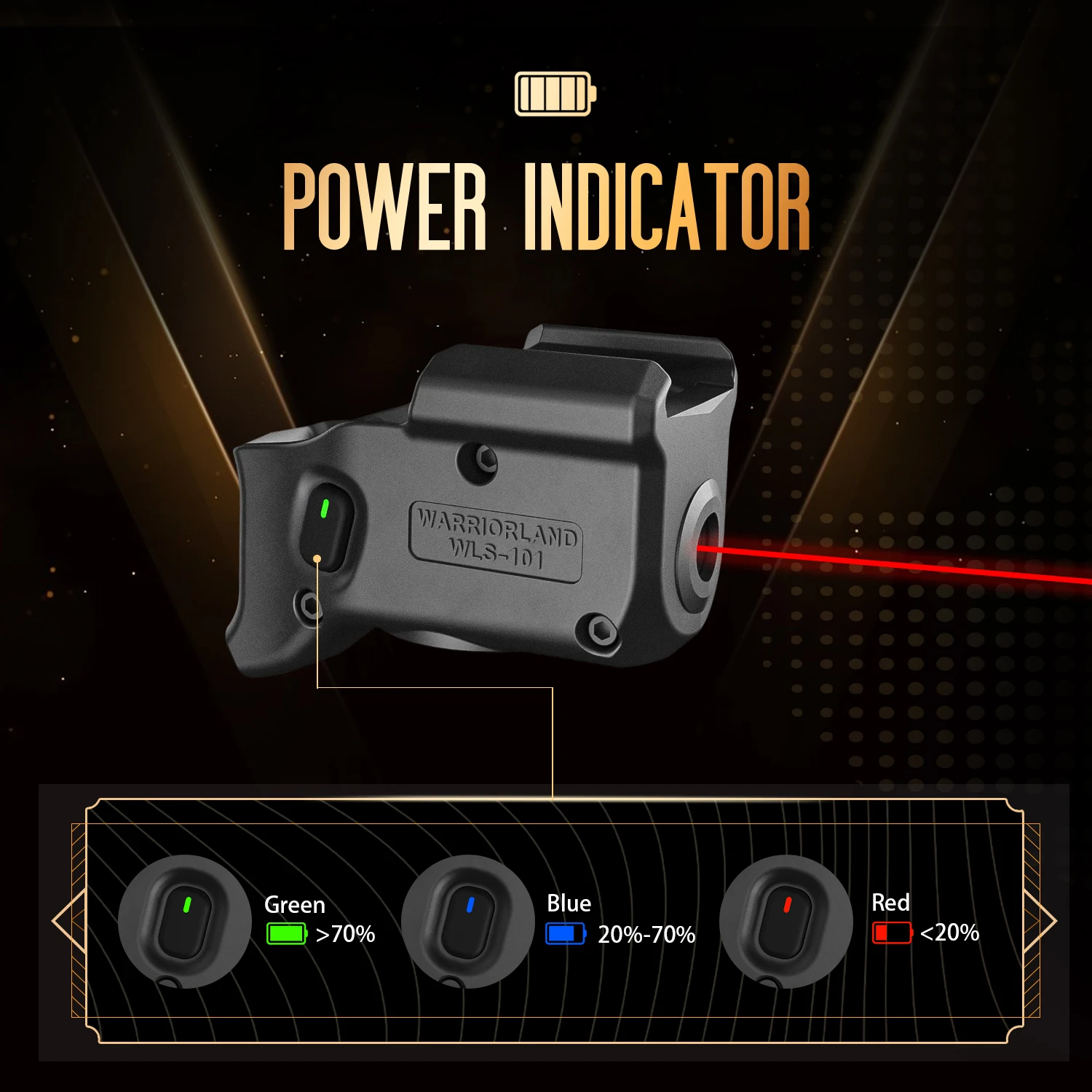 Solo se adapta a Taurus G2C/G3C/PT111 Millennium G2/PT140, mira láser roja/verde, batería no incluida, mira de haz de pistola G2C ultracompacta - imagen 5