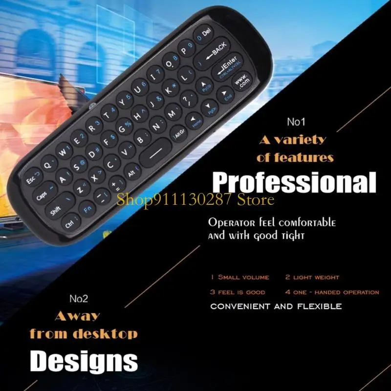 J1HC 2.4G Control remoto del teclado aire inalámbrico del mouse 2 en 1 para HTPC - imagen 2