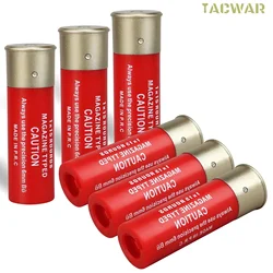 Conchas de escopeta Airsoft, paquete de 6 de 15 BBs redondos estándar Airsoft Mag para accesorios de escopetas Airsoft multi y de un solo disparo