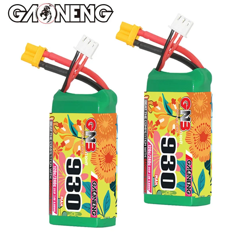 Batería recargable de repuesto para Dron de carreras, pila Lipo de 7,4 V, máx. 240C, para helicóptero, cuadricóptero, FPV, XT30, GNB, 2S, 7,4 V - imagen 5