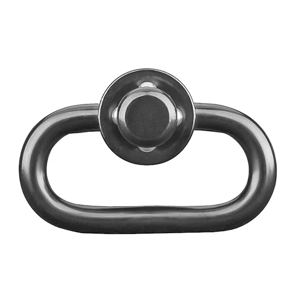 Adaptador de botón giratorio de eslinga de alta resistencia, punto de amarre de rotación QD, accesorios de caza de 1,25 pulgadas, 1 unidad/2 unidades/lote - imagen 4