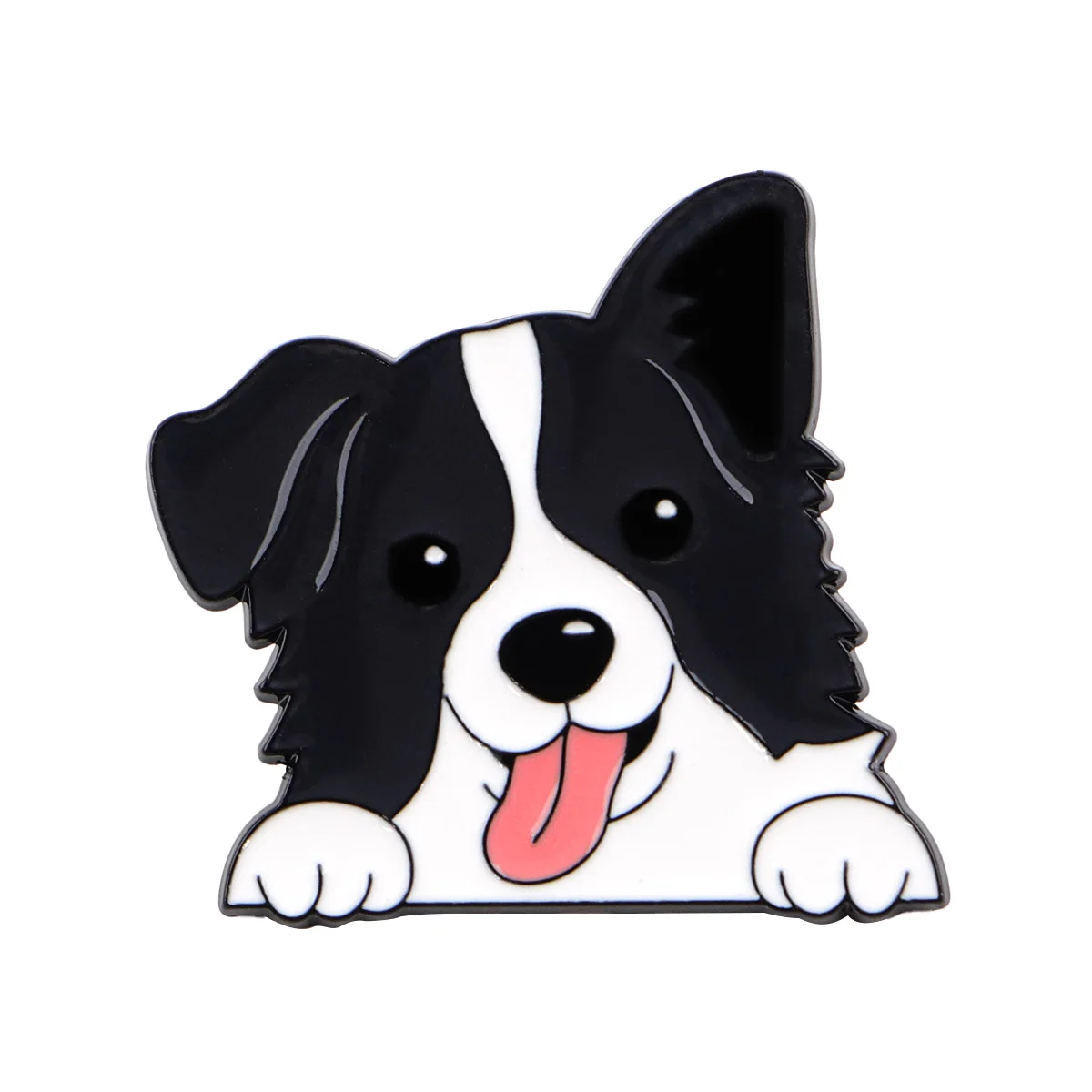 Broches de esmalte perro estilo táctico para solapa o mochila