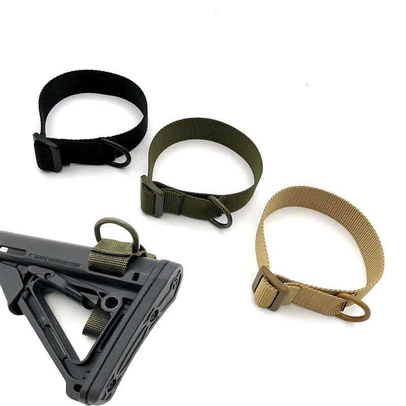 Correa de hombro de seguridad ajustable, cinturón portátil, adaptador de cabestrillo táctico de caza, accesorio de montaje, accesorio de Rifle