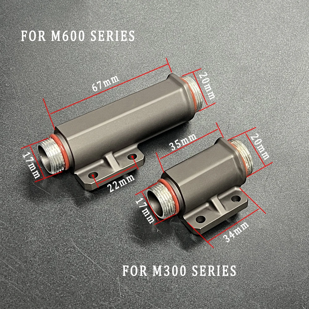 Scout Light-linterna de montaje en cuerpo, accesorios tácticos para arma serie M300 M600, aluminio, compatible con batería 16340 - imagen 3