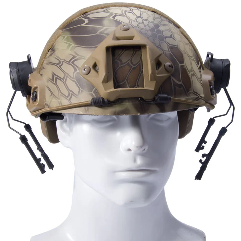 Casco táctico rápido Fma, juego de accesorios, auriculares Comtac, casco Ops-Core, adaptador de riel de arco para C1 C2 C4, caza, Airsoft, Paintball - imagen 2