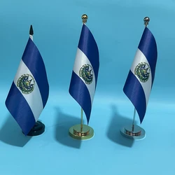 SKY FLAG Bandera El Salvador escritorio poliéster decorativa nacional