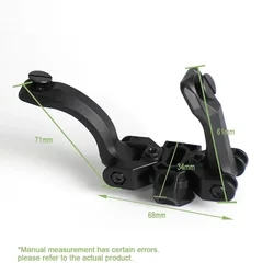 Soporte táctico brazo J para casco rápido y visión nocturna PVS-14