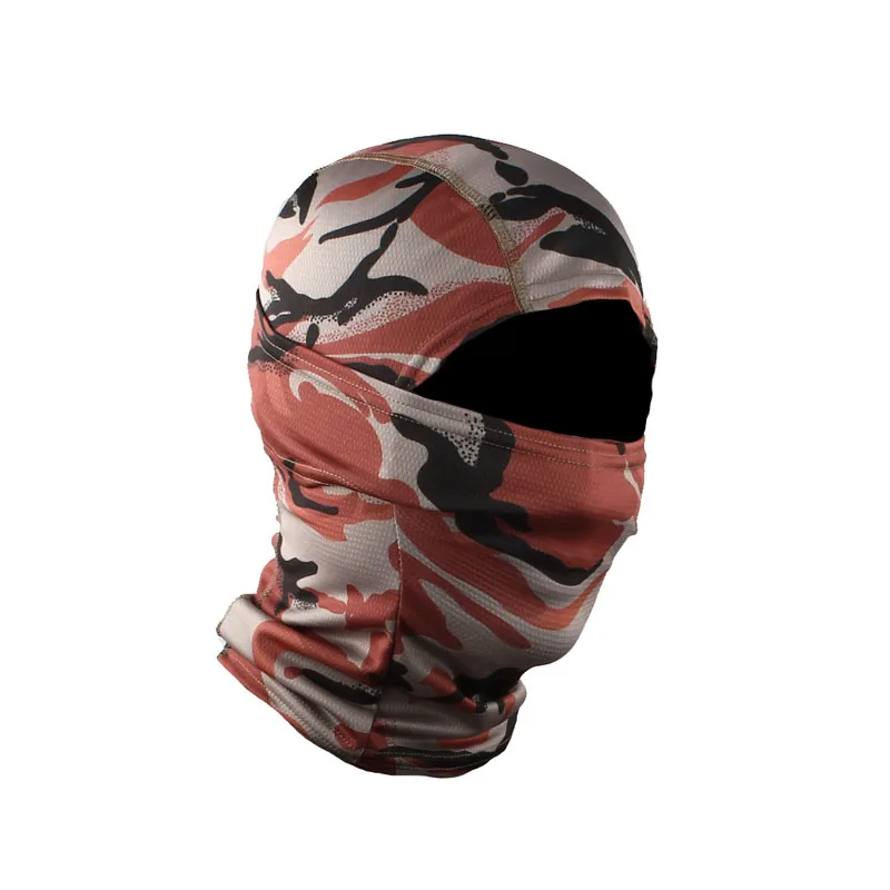 Máscara táctica Unisex con estampado de camuflaje, pasamontañas, gorro de polaina para el cuello, cubierta de cara completa, equipo para acampar y senderismo - imagen 5
