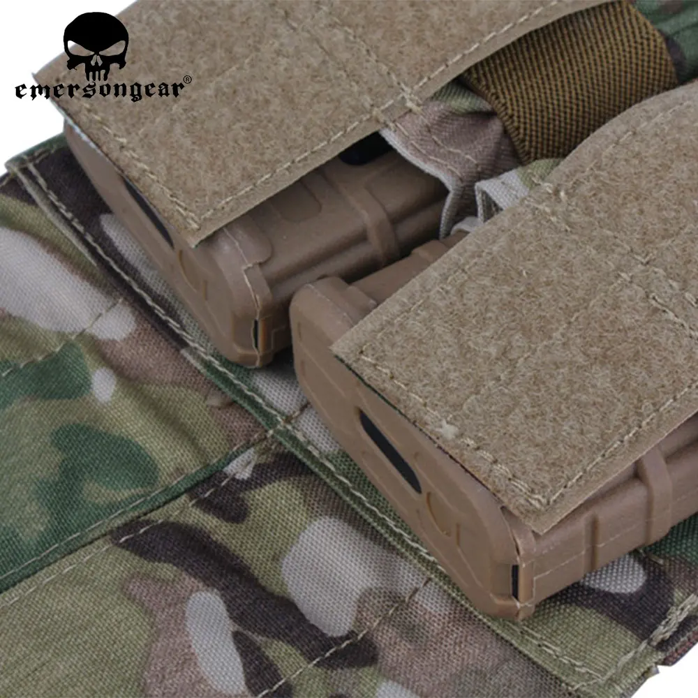 Emersongear-bolsa táctica de estilo LBT para cargador doble, bolsa Multicam Molle Mag para bolsillo M4 M16, accesorios de caza Airsoft, EM9026 - imagen 5