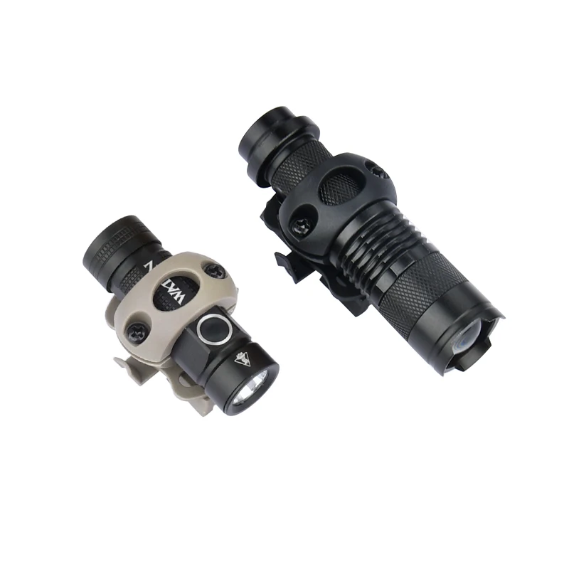 WADSN táctica Airsoft luz estroboscópica, lámpara de casco consentida momentánea de exploración con luz blanca, casco de caza rápida, linterna - imagen 5