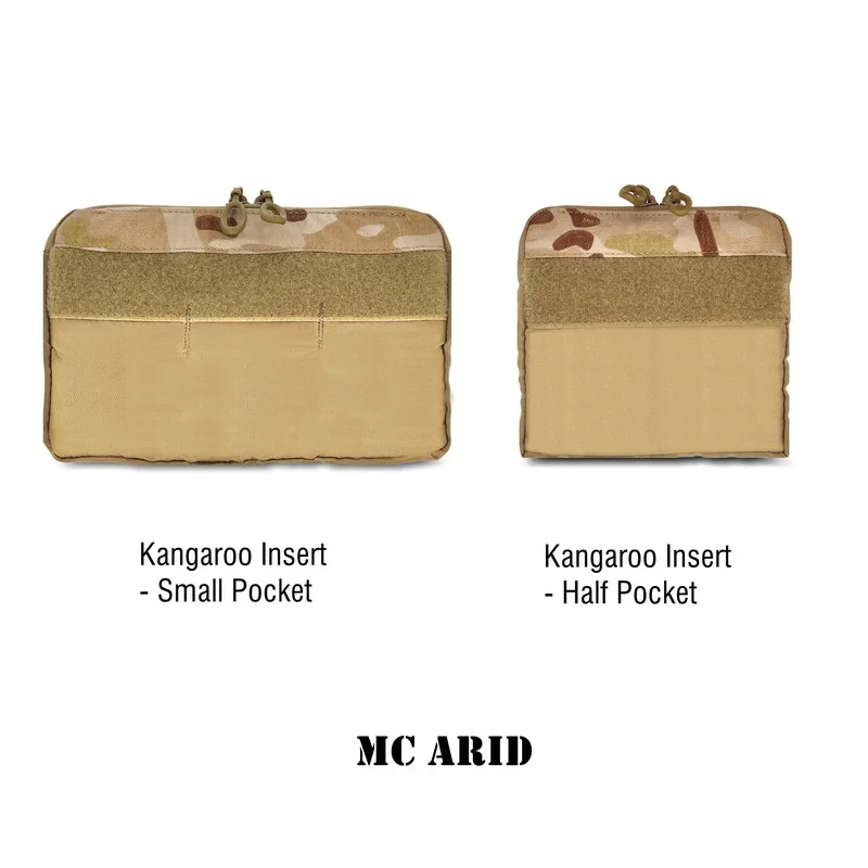 Inserto táctico pequeño de medio bolsillo, bolsa con compartimento con cremallera de canguro FERRO - imagen 4