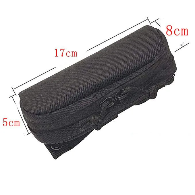 Outdoor Sport Glasses Pouch Sunglasses EDC Goggles Storage Box Molle Hunting Accessories Organizer Eyeglasses Case Bag - imagen 4