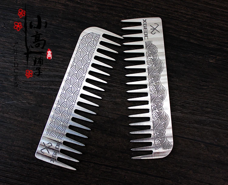 Peine hecho con precisión de aleación de titanio, regalo no electrostático y no alérgico - imagen 2