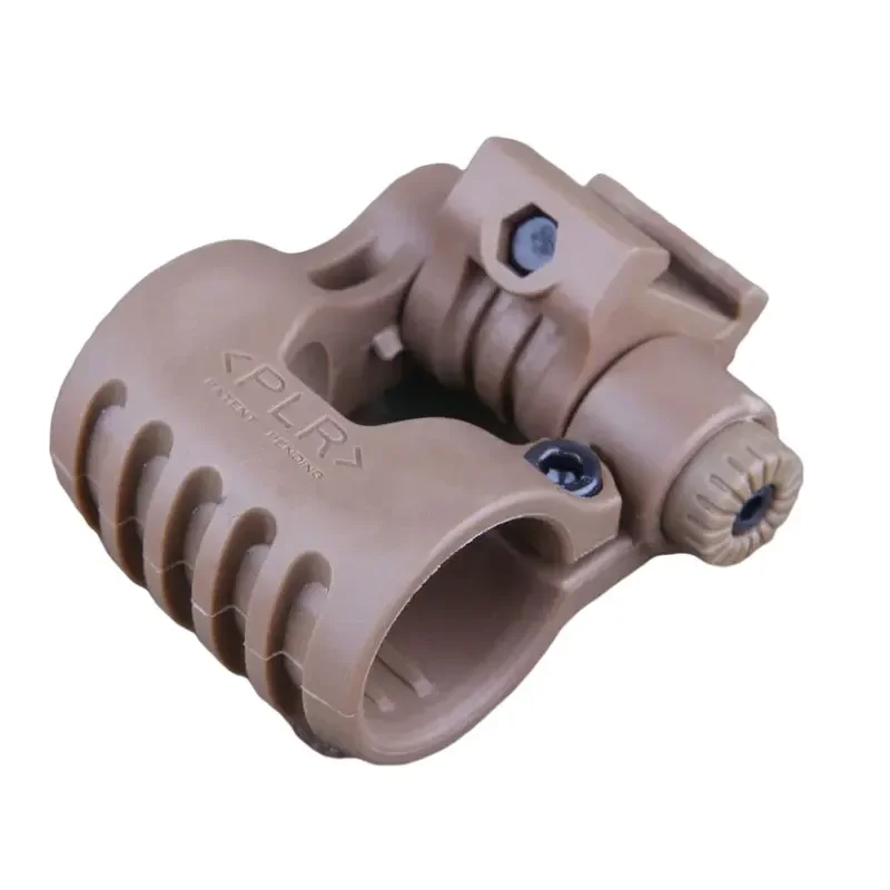 Soporte de luz táctica ajustable, Clip para linterna plegable, Airsoft, caza, tiro al aire libre, combate, nailon BD0809 - imagen 2