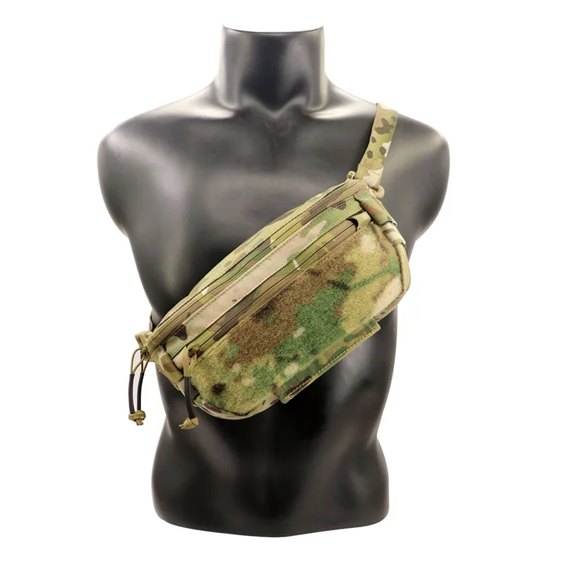 Bolsa abdominal táctica MOLLE compacta – Riñonera liberación rápida - imagen 5