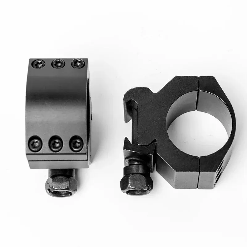 1 par de soportes tácticos para alcance QD, riel Picatinny de 20mm, anillos de montaje para linterna de 30mm, accesorio de decoración de juguete - imagen 5