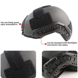 Casco táctico ABS estilo MH rápido para CS Airsoft juego de Paintball deportes al aire libre caza cascos de tiro