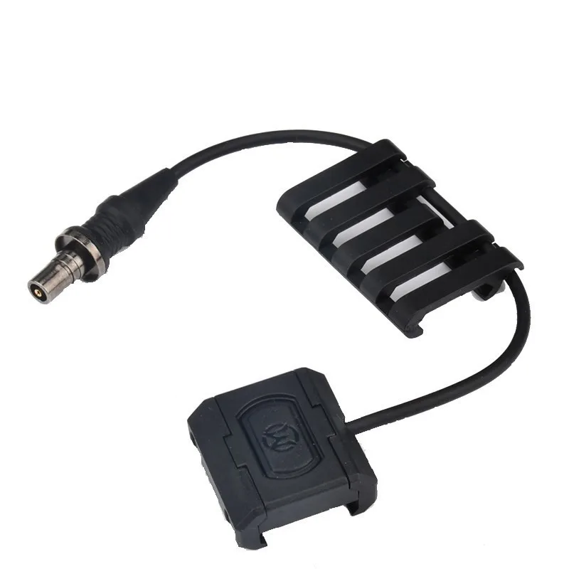 WADSN cubierta de riel táctico Picatinny PEQ15 DBAL M300M600 soporte de cable de interruptor de presión CQBL NGAL Airsoft Rifle de caza Accesorios - imagen 4