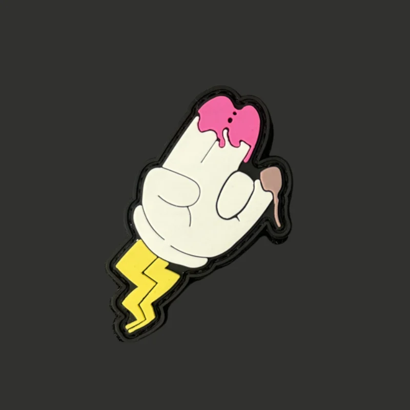 Parche divertido y bonito, insignia de moral táctica, bordado con gancho y bucle, mochila, accesorios de decoración de ropa, pegatinas, brazalete - imagen 2