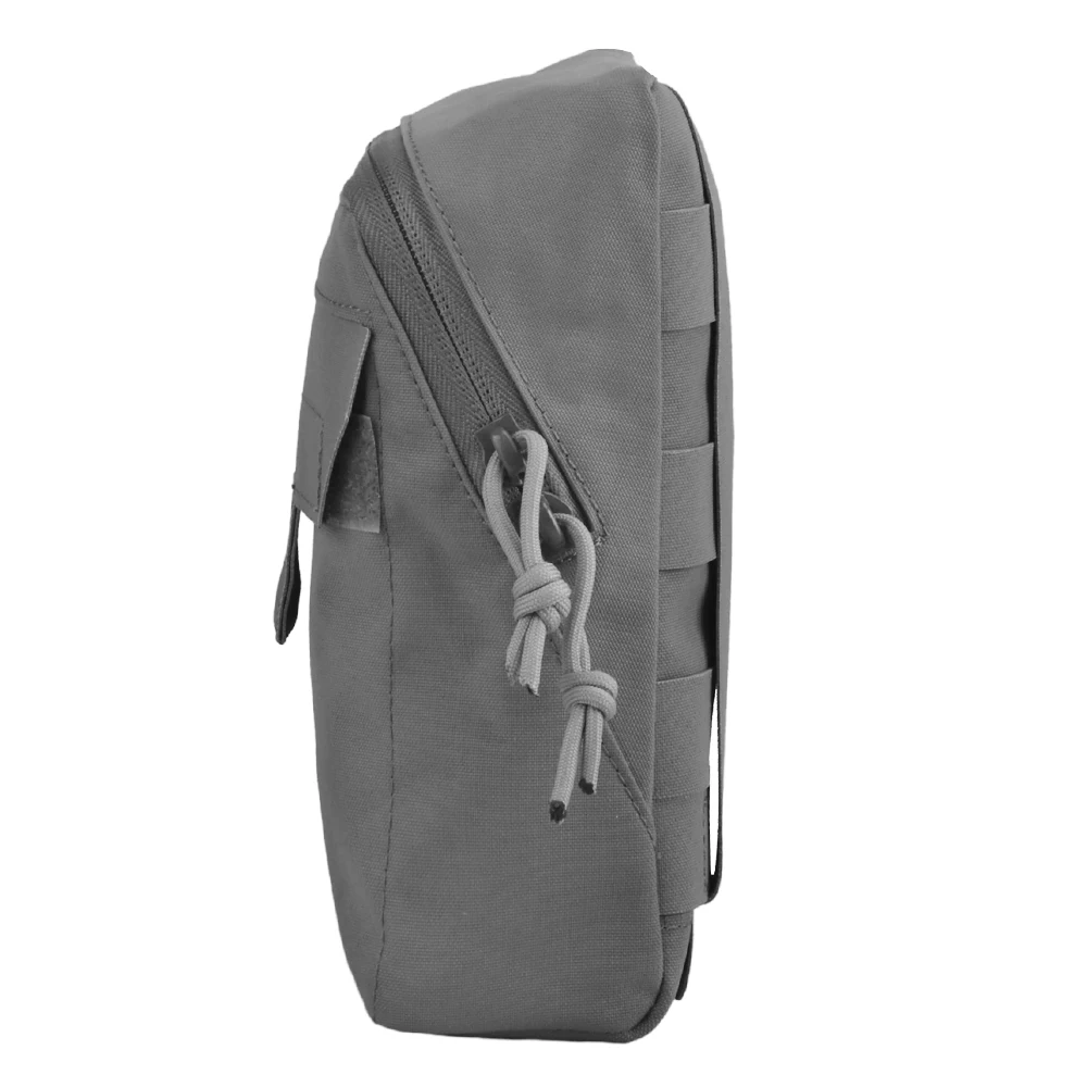 Bolsa táctica para revistas, bolsa de utilidad MOLLE Vertical, solapa frontal, bolsillo de gestión pequeño, cremallera, cierre, accesorios para chaleco de caza - imagen 4