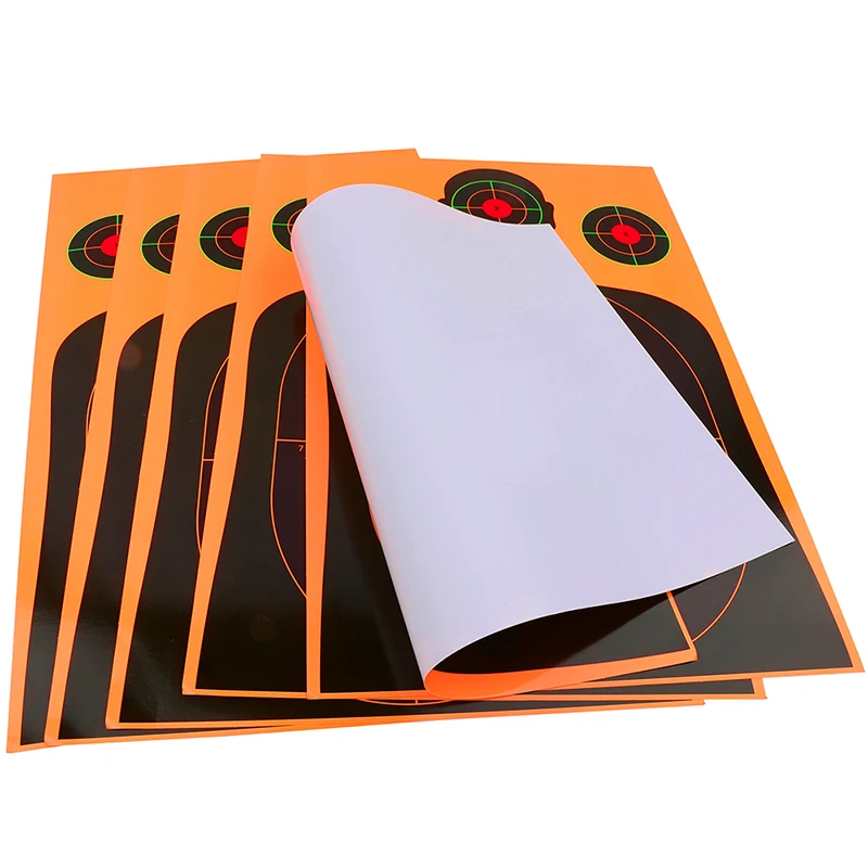 Achery Flecha de papel de objetivo, pegatina fluorescente para salpicaduras, día/noche, versátil, accesorios de entrenamiento de tiro - imagen 4