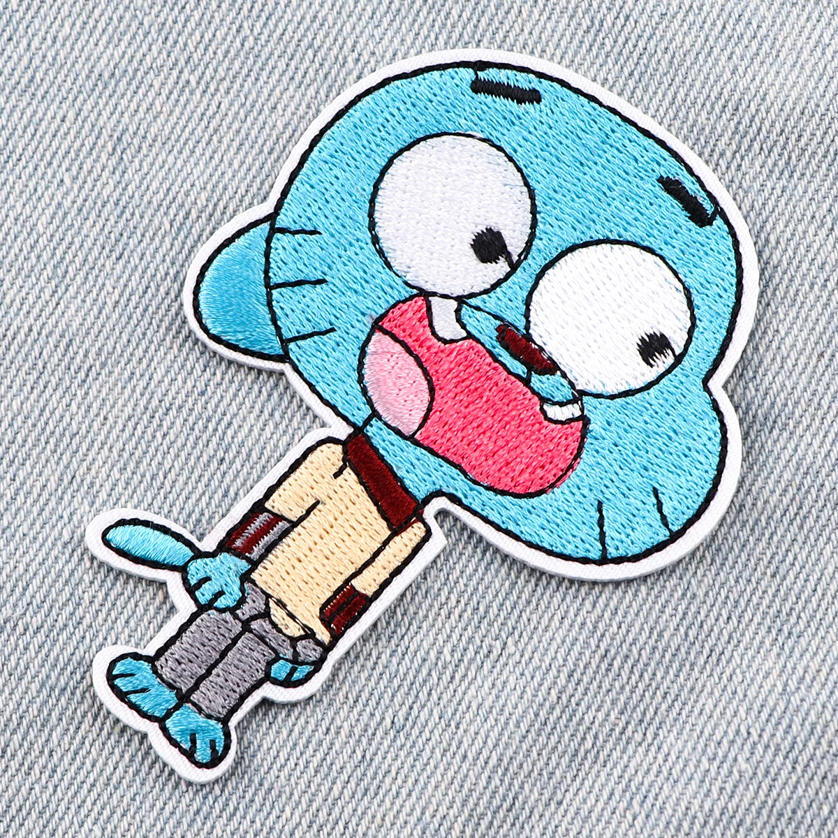 Parche bordado de dibujos animados AD2864, parche bonito para planchar, parches para ropa, chaqueta, coser, apliques DIY, insignias para pegatinas de ropa - imagen 3