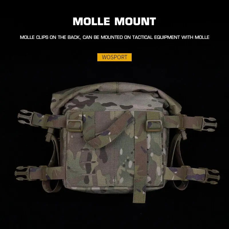 WOSPORT Paquete de bolsa de expansión de almacenamiento con colgador de pecho táctico para VE-86 - imagen 4