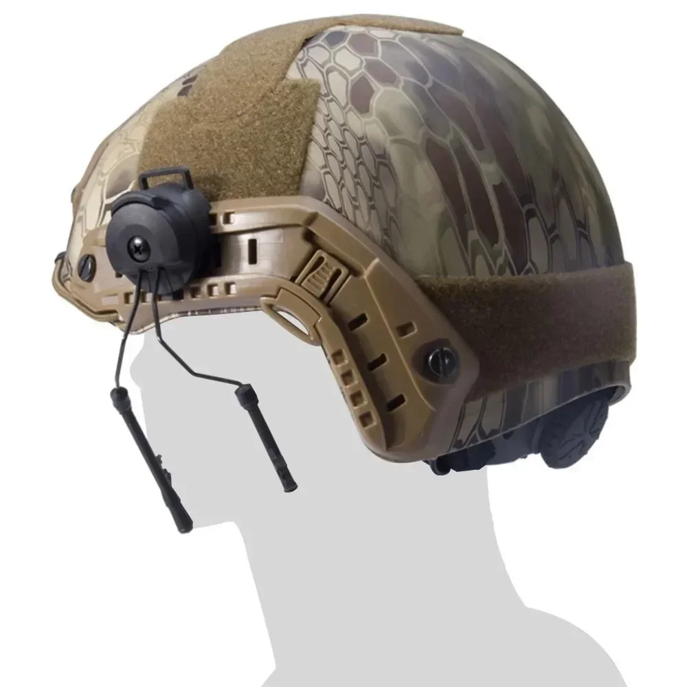 SINAIRSOFT-Soporte de auriculares tácticos, conjunto de adaptadores de riel de arco para casco Fast Ops Core, serie Comtac II, auriculares militares con cancelación de ruido - imagen 2