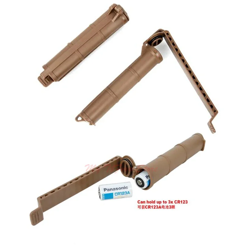 2 unids/pack TMC caza táctica Airsoft celular bóveda juego de almacenamiento de batería caja CR123A almacenamiento de batería TMC2693