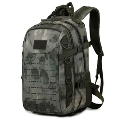 Mochila táctica 600D camuflaje ripstop caza y outdoor para MOLLE
