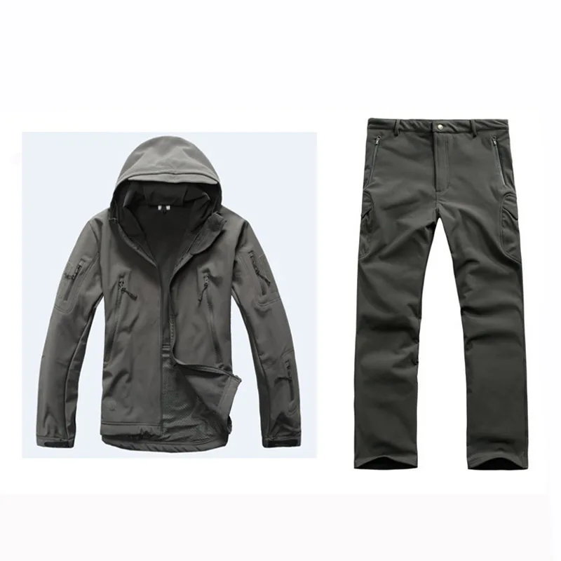 Chaqueta táctica para caza, pesca, escalada, entrenamiento, ropa para exteriores, abrigo para hombre y uniforme acolchado, pantalones a prueba de viento, trajes impermeables - imagen 4