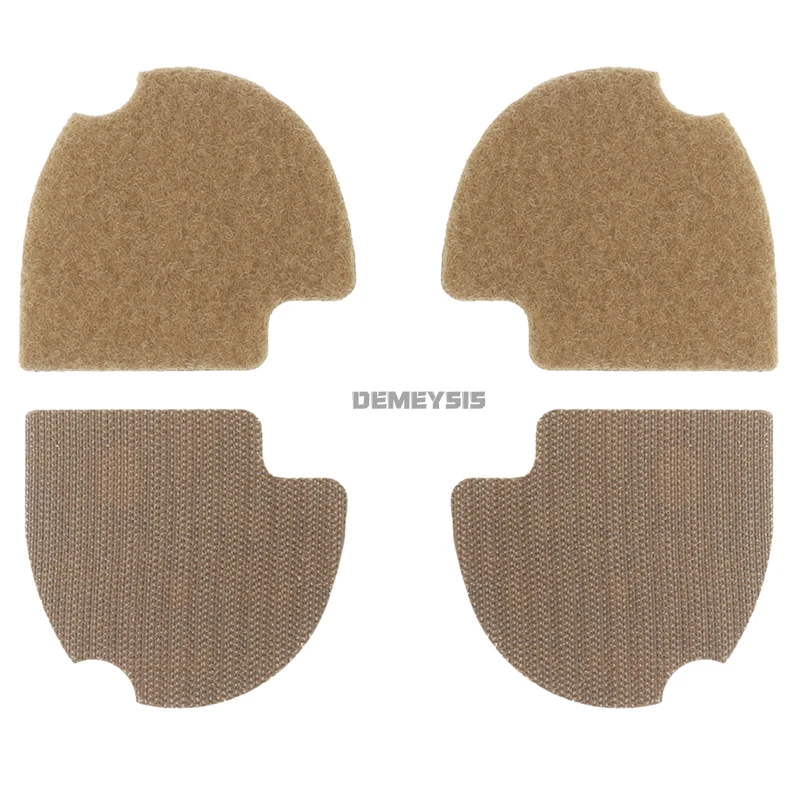 Pegatina de camuflaje para auriculares Airsoft, almacenamiento de cables, parche mágico 2 en 1 para disparar, orejeras de Paintball, pegatinas tácticas para auriculares - imagen 3