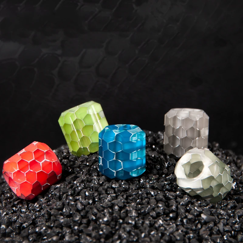 LLavero de resina luminosa con colgante de cuchillo de piel de serpiente EDC, cordón de Paracord, llavero táctico ITB, TECWARE, paraguas, bolsa, collar, hebilla DIY - imagen 2