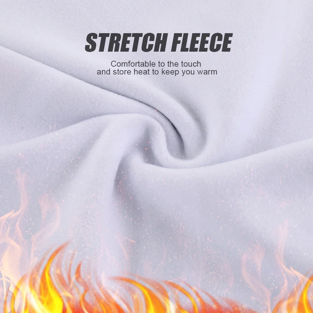 Pasamontañas táctico de lana para hombre y mujer, máscara facial completa para correr, esquí, ciclismo, caza, senderismo, bufanda, forro para casco de motocicleta, invierno - imagen 4