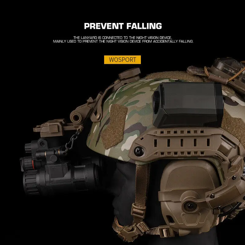Cuerda antipérdida de la base del dispositivo de visión nocturna del cordón del soporte de Wosport L4G69 NVG - imagen 4