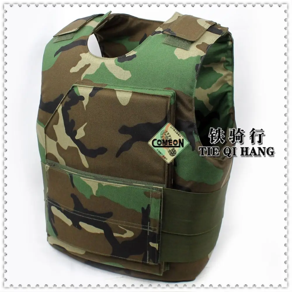 RG Ranger 1993 RBA Chaleco táctico ajustable ligero de camuflaje Woodland de cuatro colores para exteriores - imagen 2