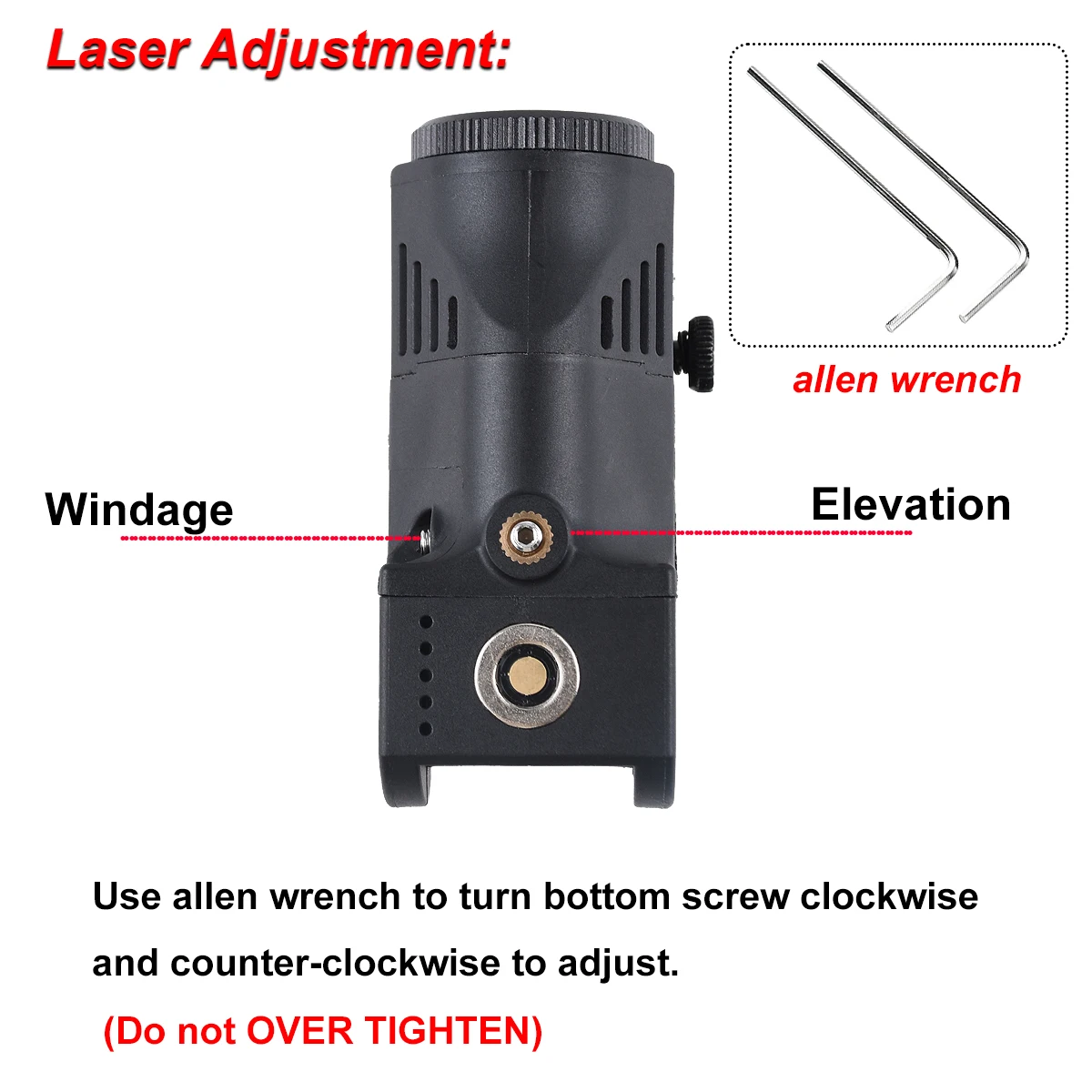 Nueva linterna táctica roja/verde/azul, Combo LED láser, luz estroboscópica recargable magnética, linterna Richfir, riel Picatinny de 20mm - imagen 5